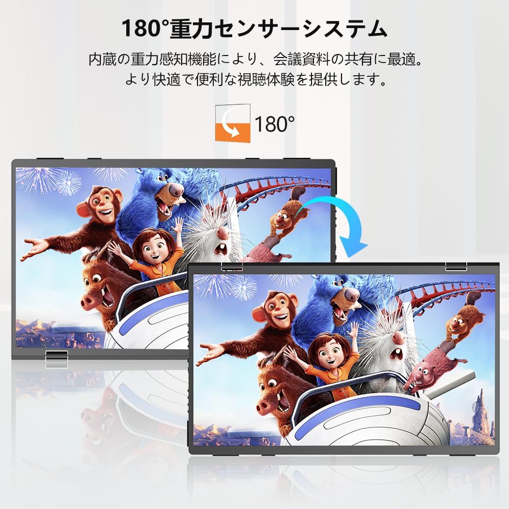 新品未使用 デュアルモニター 15.6インチ 1080P 縦画面 対応に適用 Amazon.co.jp: InnoView デュアル モバイルモニター 15.6インチ