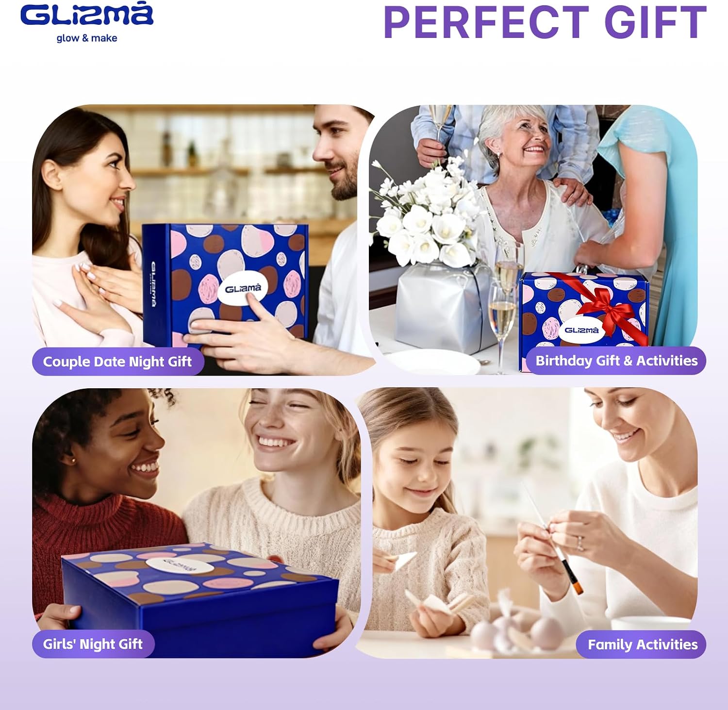 Complete Gypsum Casting Kit for Adults – Make 2 Sets of 6 Leaf Trays, DIY Home Decor Craft Kit for Women & Beginners, Water-Activated Fast Curing Plaster Kit with Acrylic Paints for Date Night & Gifts