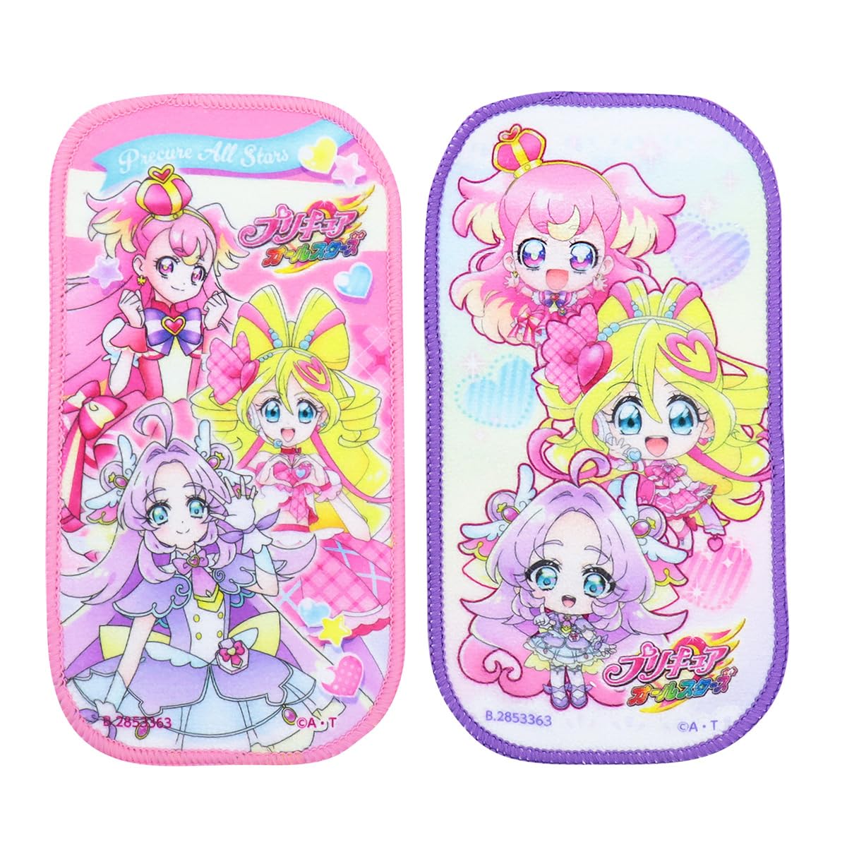 Amazon｜ハーフハンカチ 2枚 セット 名探偵プリキュア プリキュア