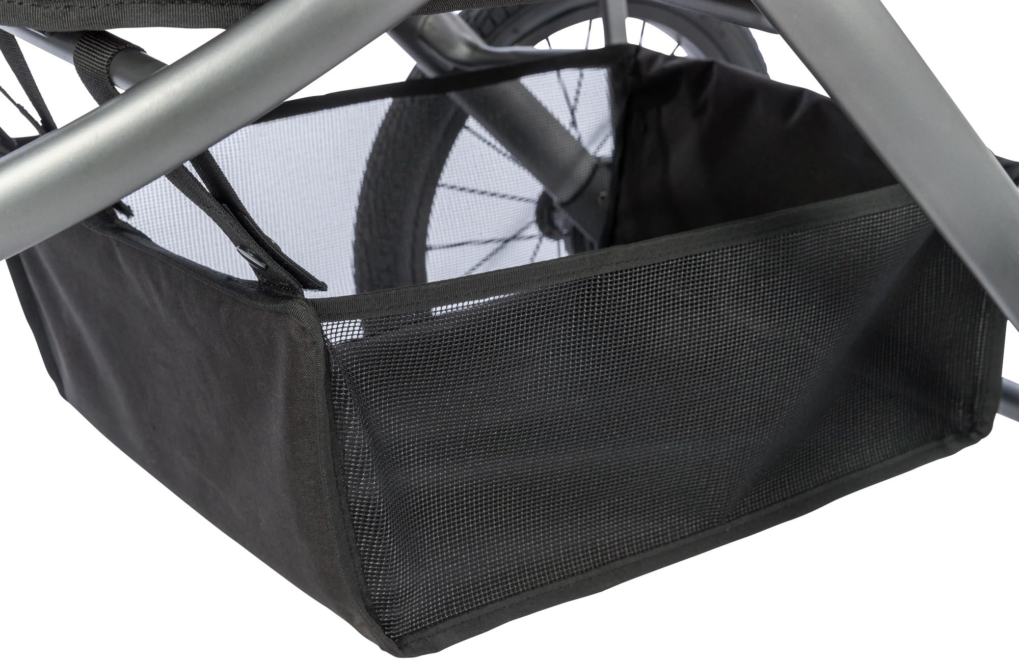 TRIXIE Passeggino per cani, carrello per cani, 60 × 112 × 120 cm, 12,5 kg, nero/benzina può trasportare fino a 20 kg - 28960