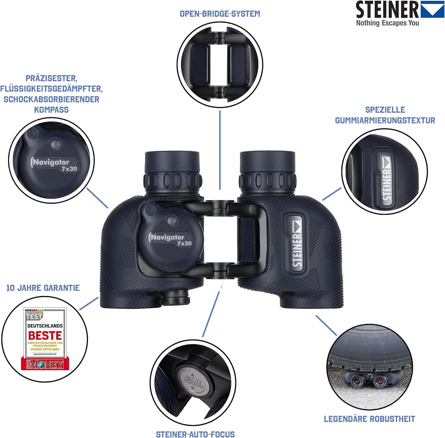 Amazon.com: Steiner 7x30 Navigator Marine Binoculars with Open