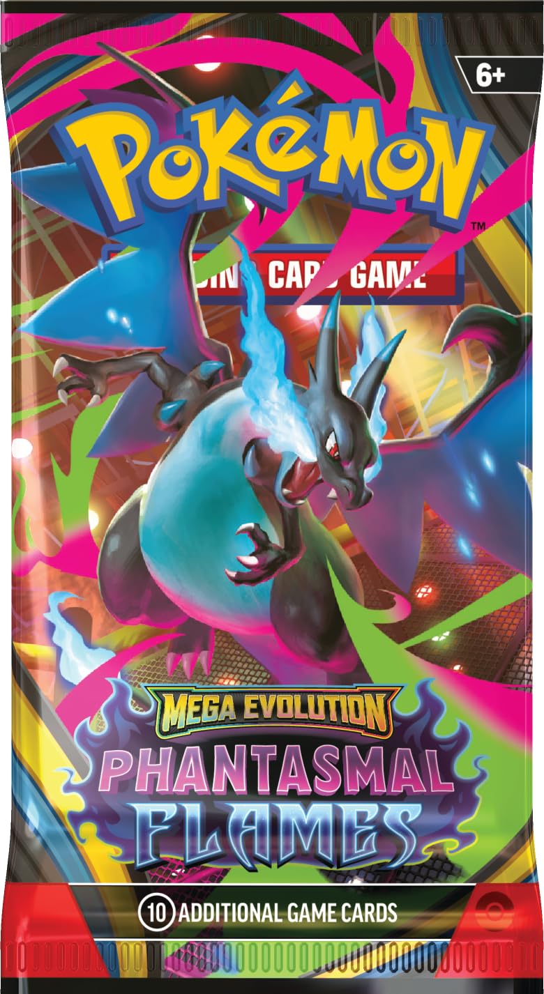 ポケモンTCG メガエボリューション ファンタズマルフレイムズ Amazon.com: Pokémon TCG: Mega Evolution - Phantasmal Flames