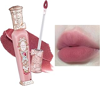 Flower Knows Strawberry Rococo Cloud Lip Cream,Long Lasting Mauve Pink Matte Lipstick,Hydrating Lip Stain,Transfer & Smudge Proof Velvet Liquid Lipstick for Girls&Women,0.12 Fl Oz(S06 Tea Break)
