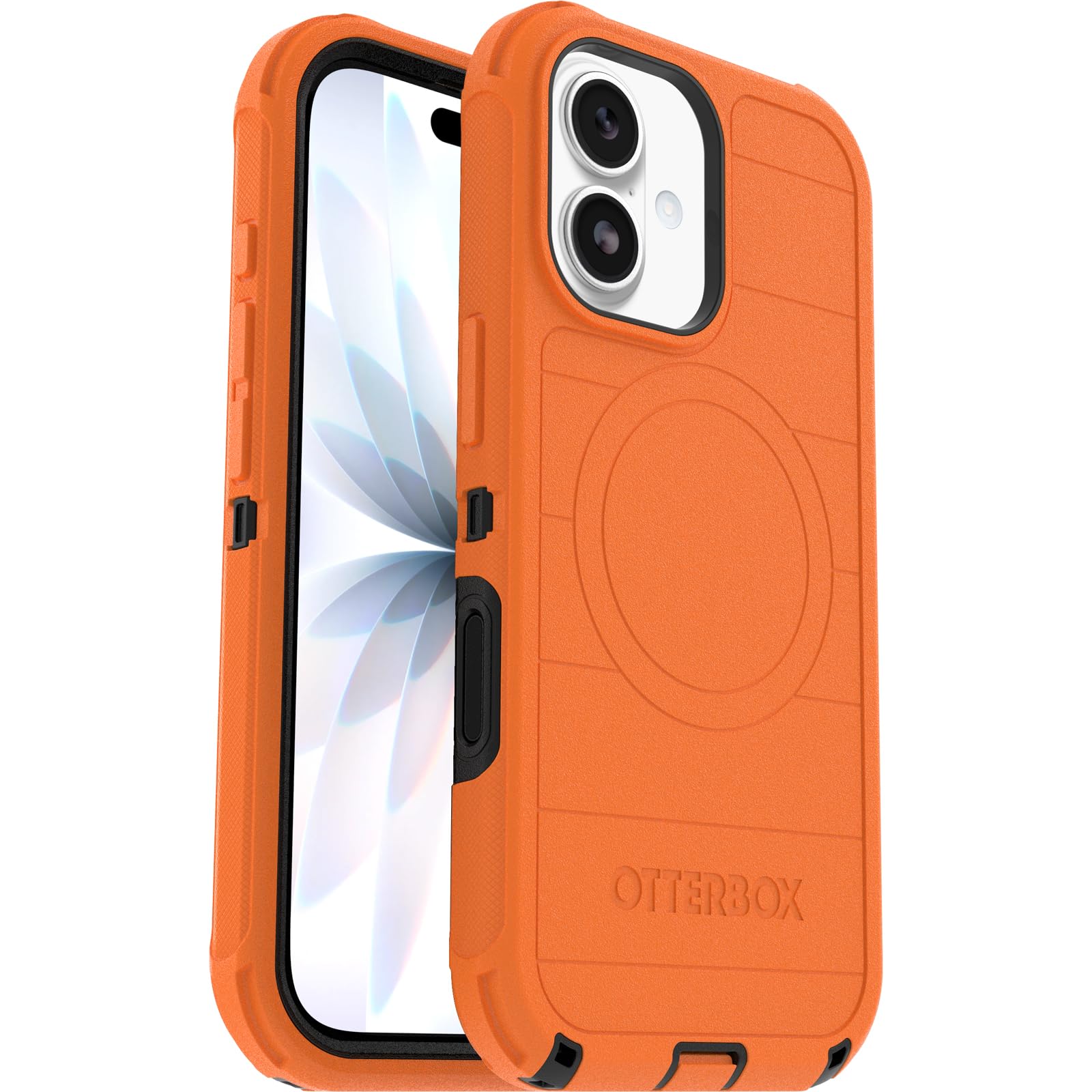 OtterBox Defender Series Pro MagSafe Etui do iPhone 17, Odporne Na Wstrząsy i Upadki, wytrzymałe, 7 Razy Przetestowane Zgodnie ze Standardami Wojskowymi, Pomarańczowy, Bez Opakowania Detalicznego