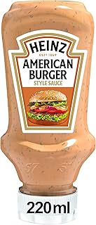 Heinz -American Burger Sauce avec sauce Worcester (moutarde et aneth) - Délicieux et aromatique - 230 grammes