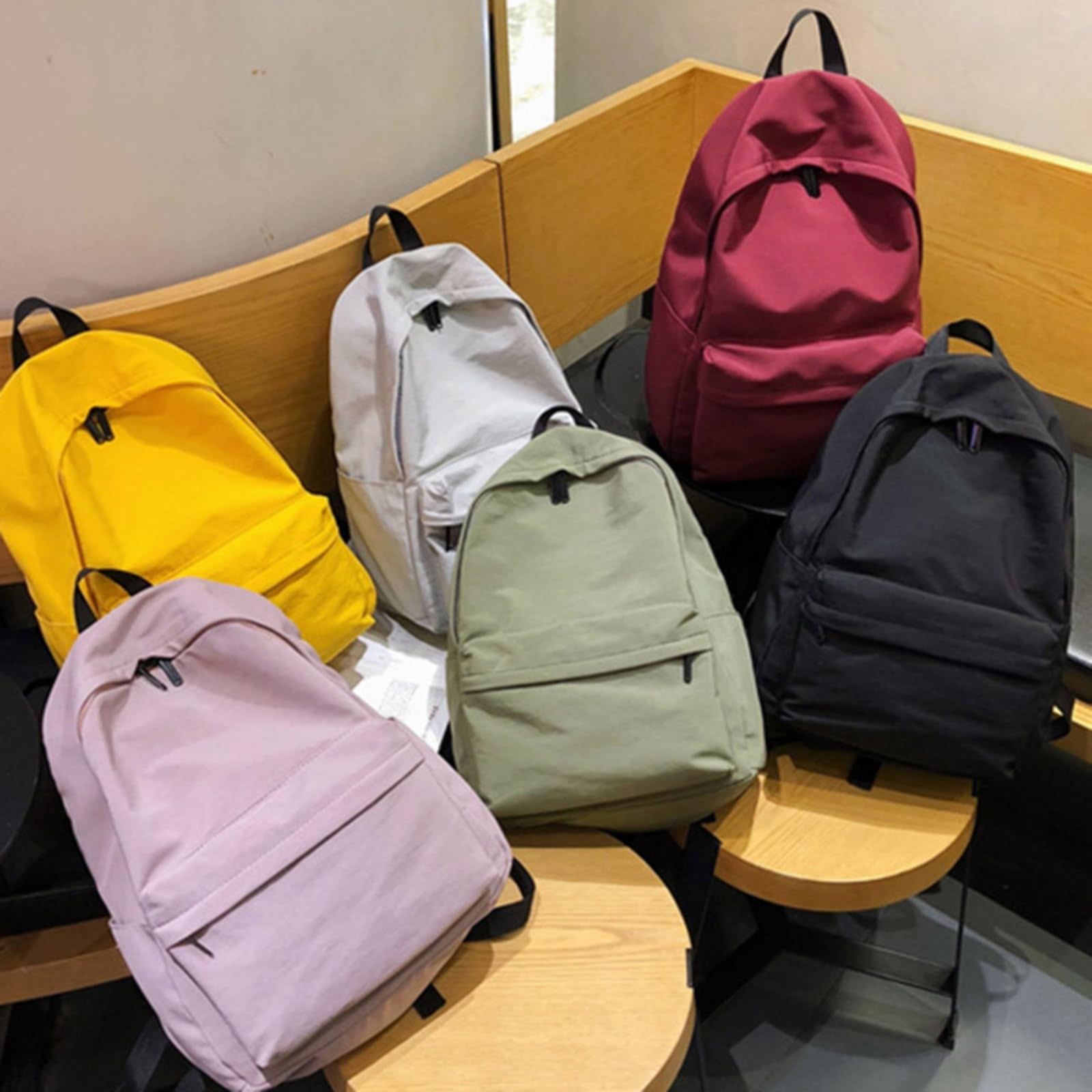 Mochila escolar Zaino in Tela, Casual di Grande capacità per Adolescenti, Studi Universitari E Viaggi Giornalieri