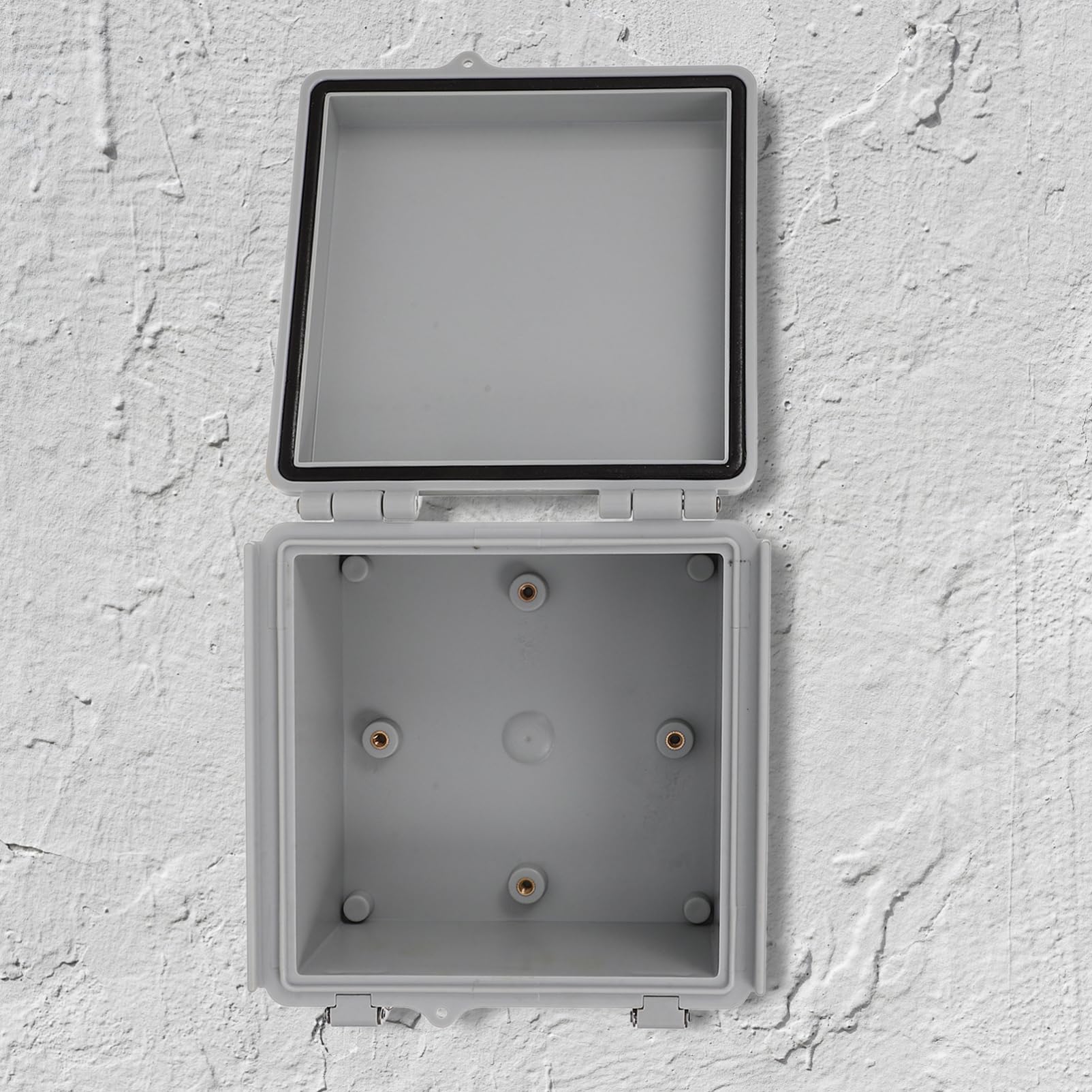 Wetterfester Elektrokasten 150x150mm aus Abs für Außenanschluss