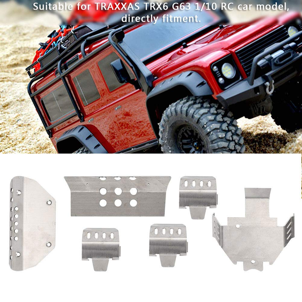 Protector De Armadura De Chasis RC De Acero Inoxidable Para Placa De Deslizamiento Para Kyosho Mp10 Mp9e Rc Car 95049771