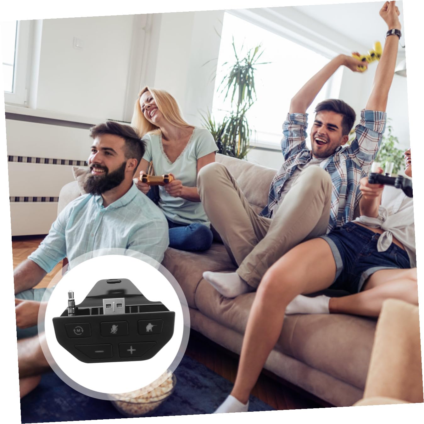 DOITOOL 3piezas Adaptador De Auriculares Estéreo para Conversor De Audio para Compatible Controladores De Compacto y Portátil