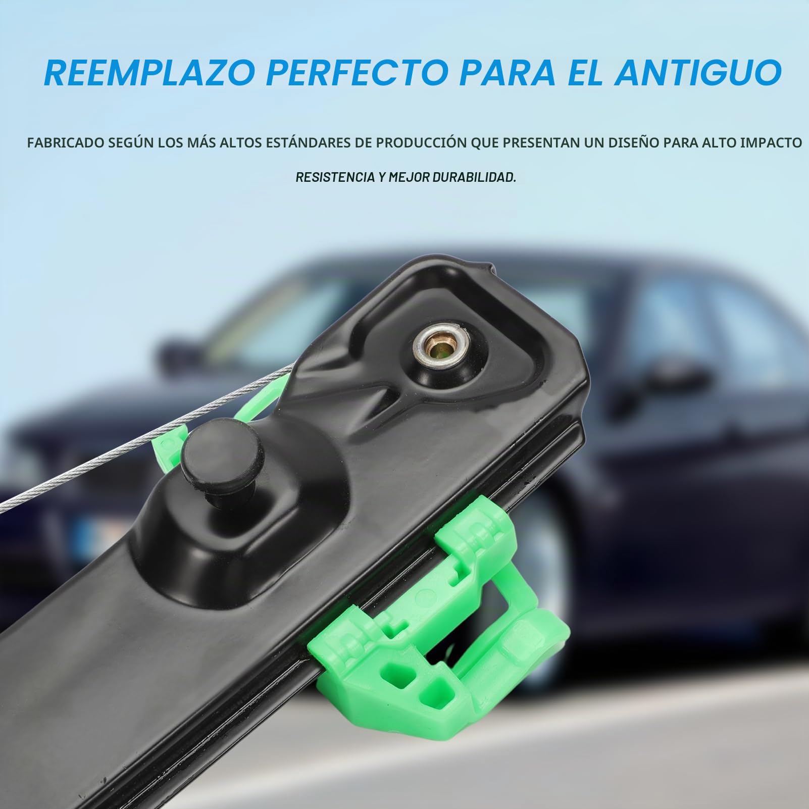 Elevalunas trasero derecho ventana lateral compatible con Serie 3 E90 E91 316 318 320 325 330 335 51357140590