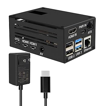 【新品未開封】Geekwarm KVM-A3 キット Amazon.com: Geekworm KVM-A3 Kit with Case & 20W 5V 4A USB