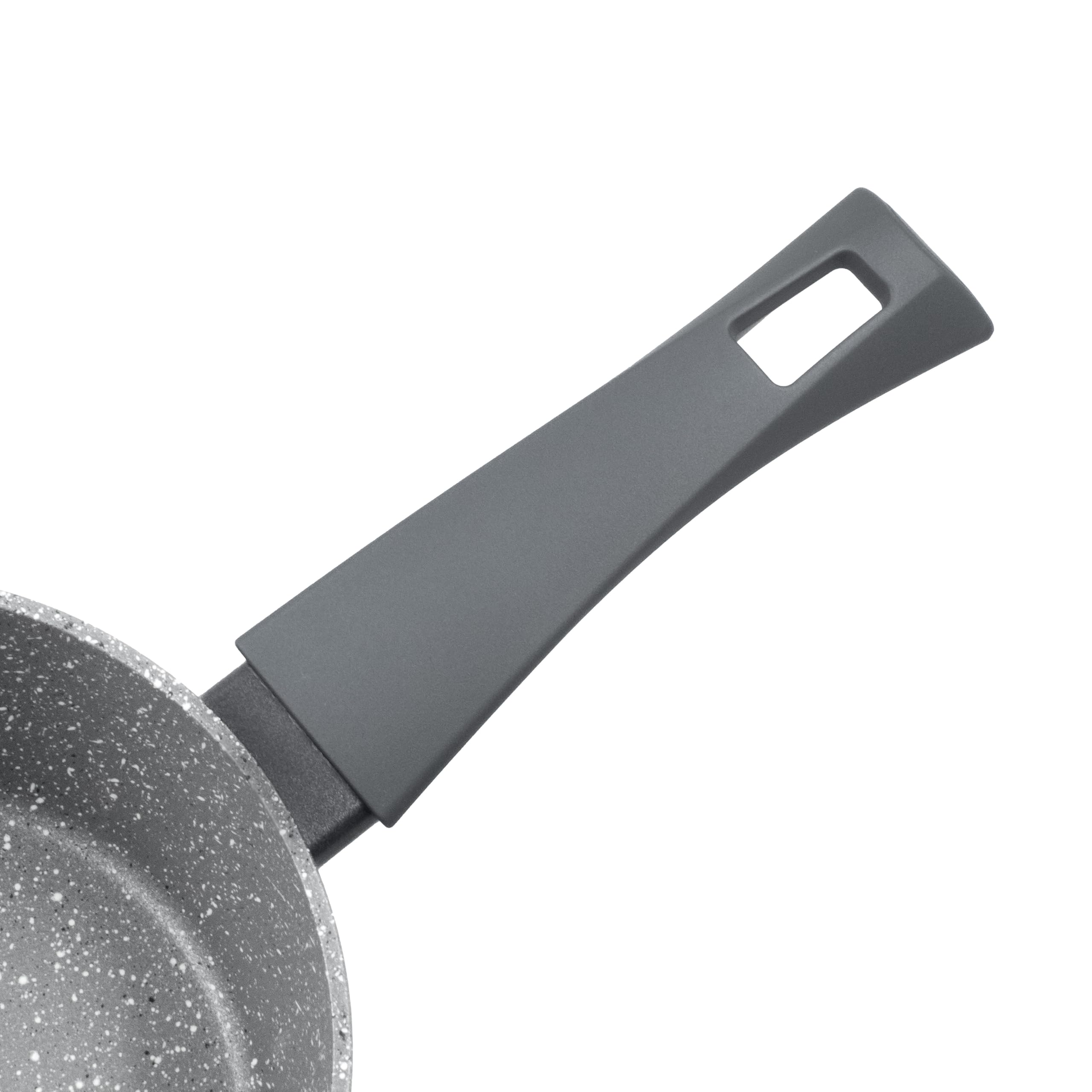 Zanetti - Casseruola Antiaderente 20 cm DURAPIETRA, adatta a tutti i piani cottura incluso induzione, Rivestimento Alto Spessore, Diametro 20 cm