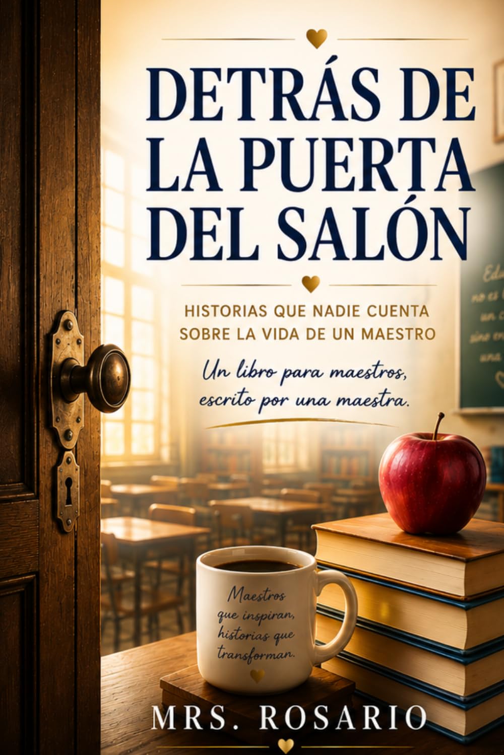 Detrás de la puerta del salón
