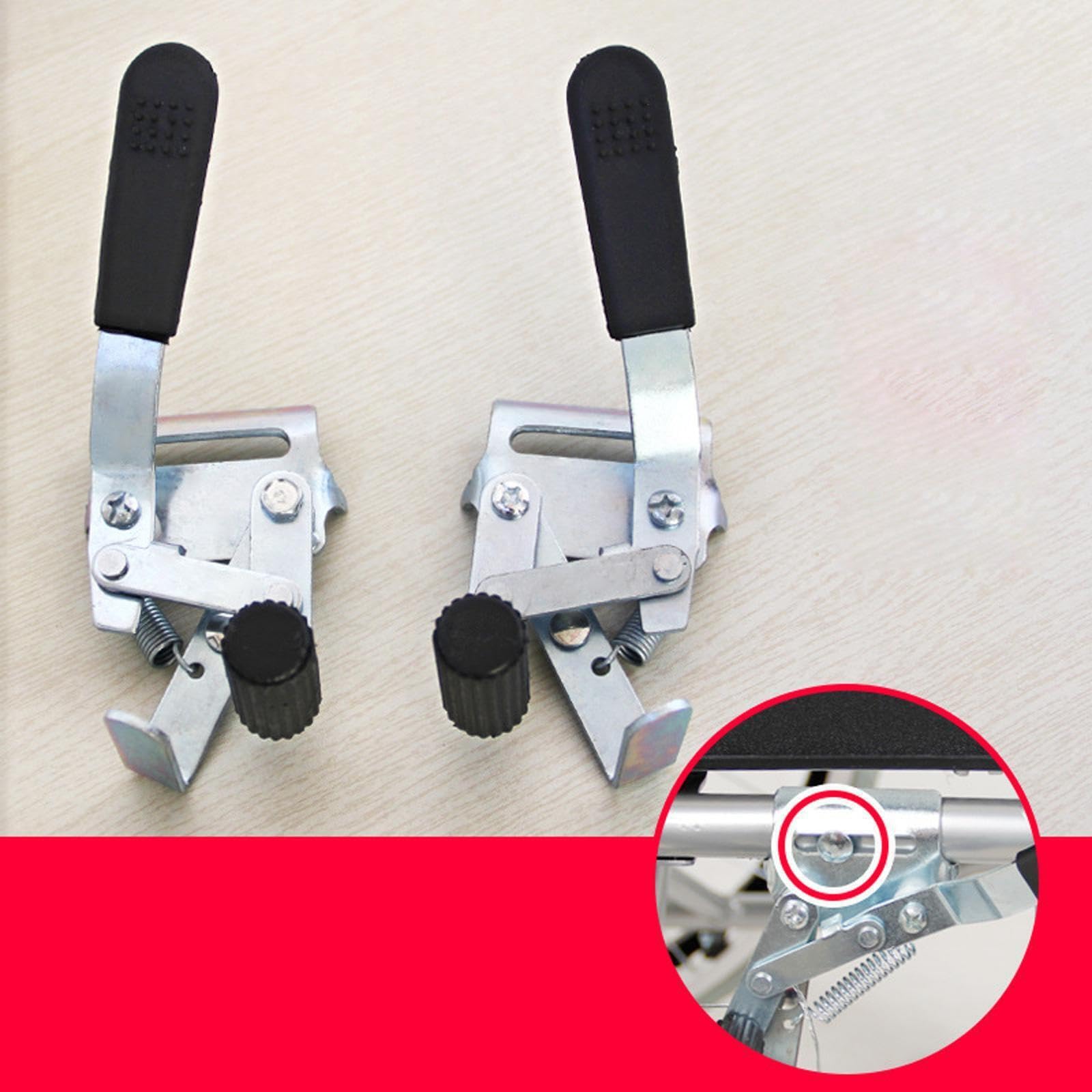 Manetas de Freno universales para sillas de Ruedas Accesorios ergonómicos y fiables para sillas de Ruedas manuales, Tipo 1