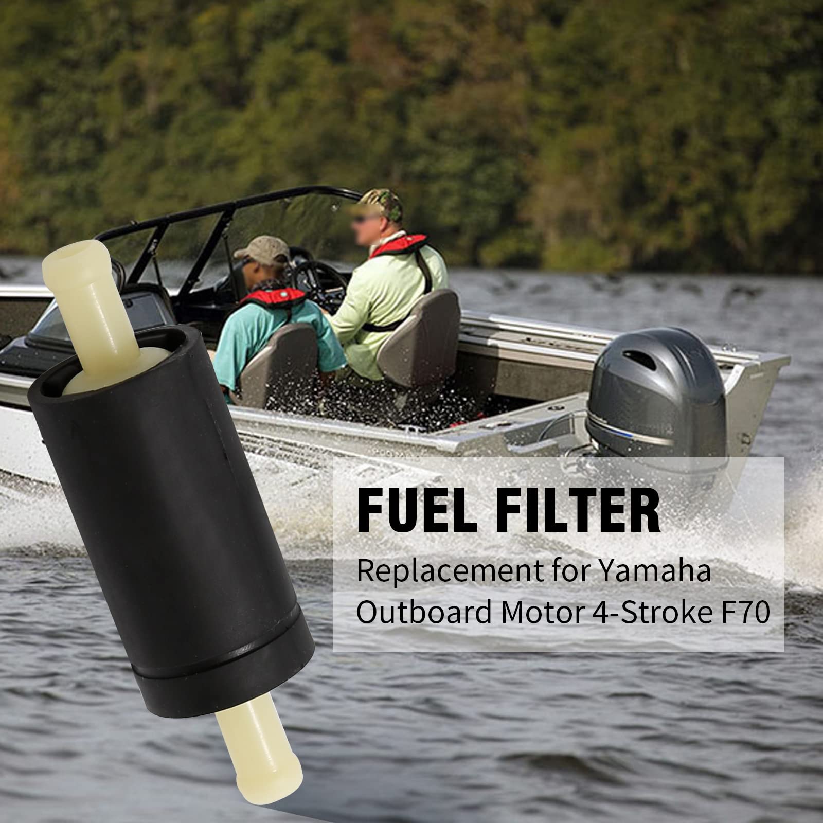 Amazon.com: Aynaxcol 2pcs 6C5242510000 18-79983 Fuel Filter