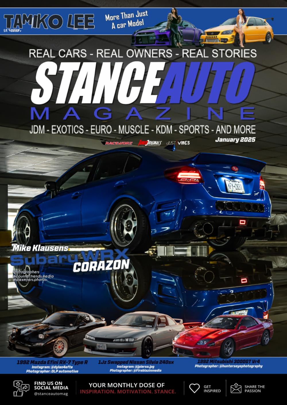 Stance Auto Magazine January 2025: Modified Show Cars From Around The World (Stance Auto 2025 Magazines)