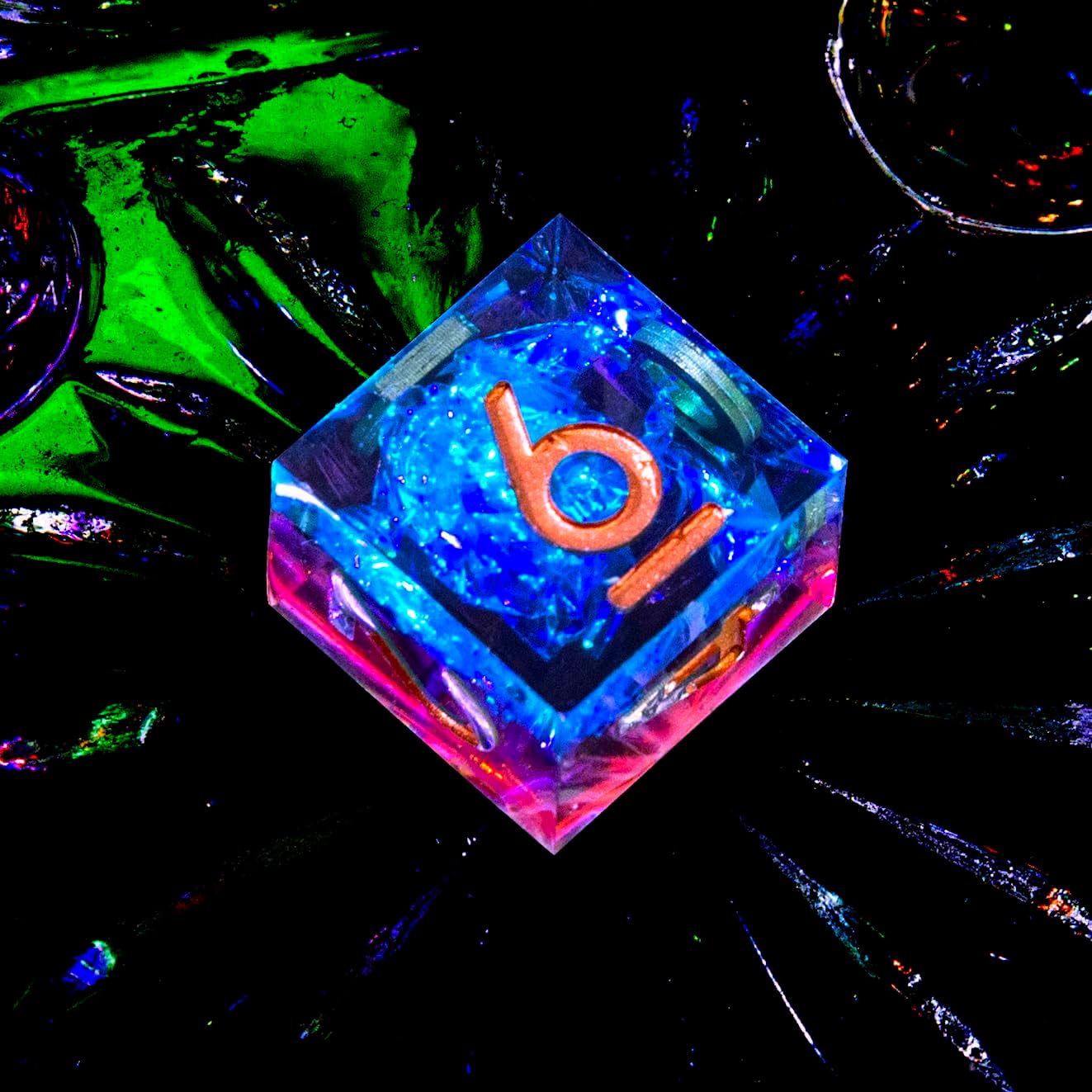 Sharp Edge DND ダイスセット ハンドメイド 7つのアクセサリーサイコロ ダンジョンズアンドドラゴンズ TTRPG ゲー