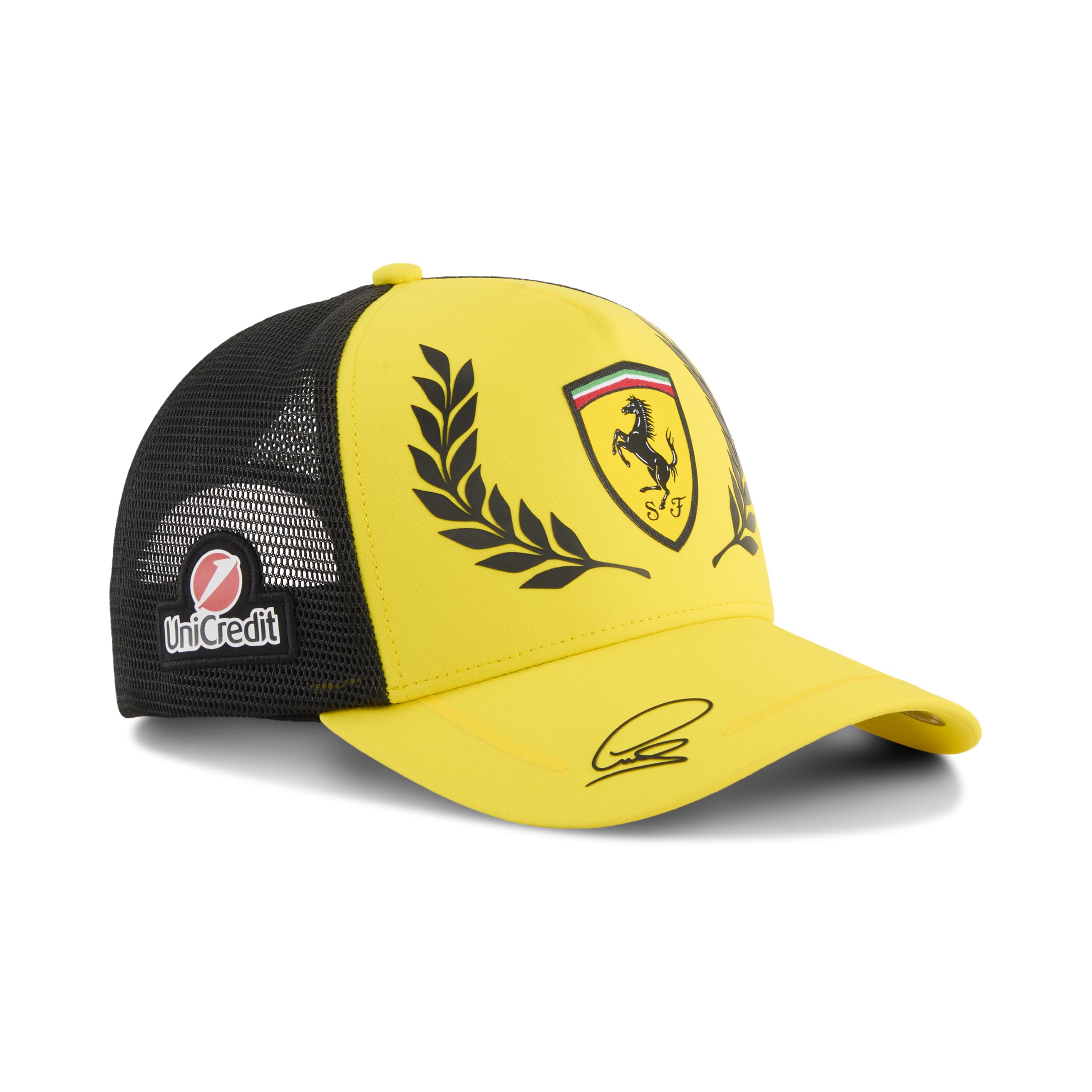 Ferrari Hamilton Baseball Cap Black, Men's size: ONE SIZE, FootAsylum