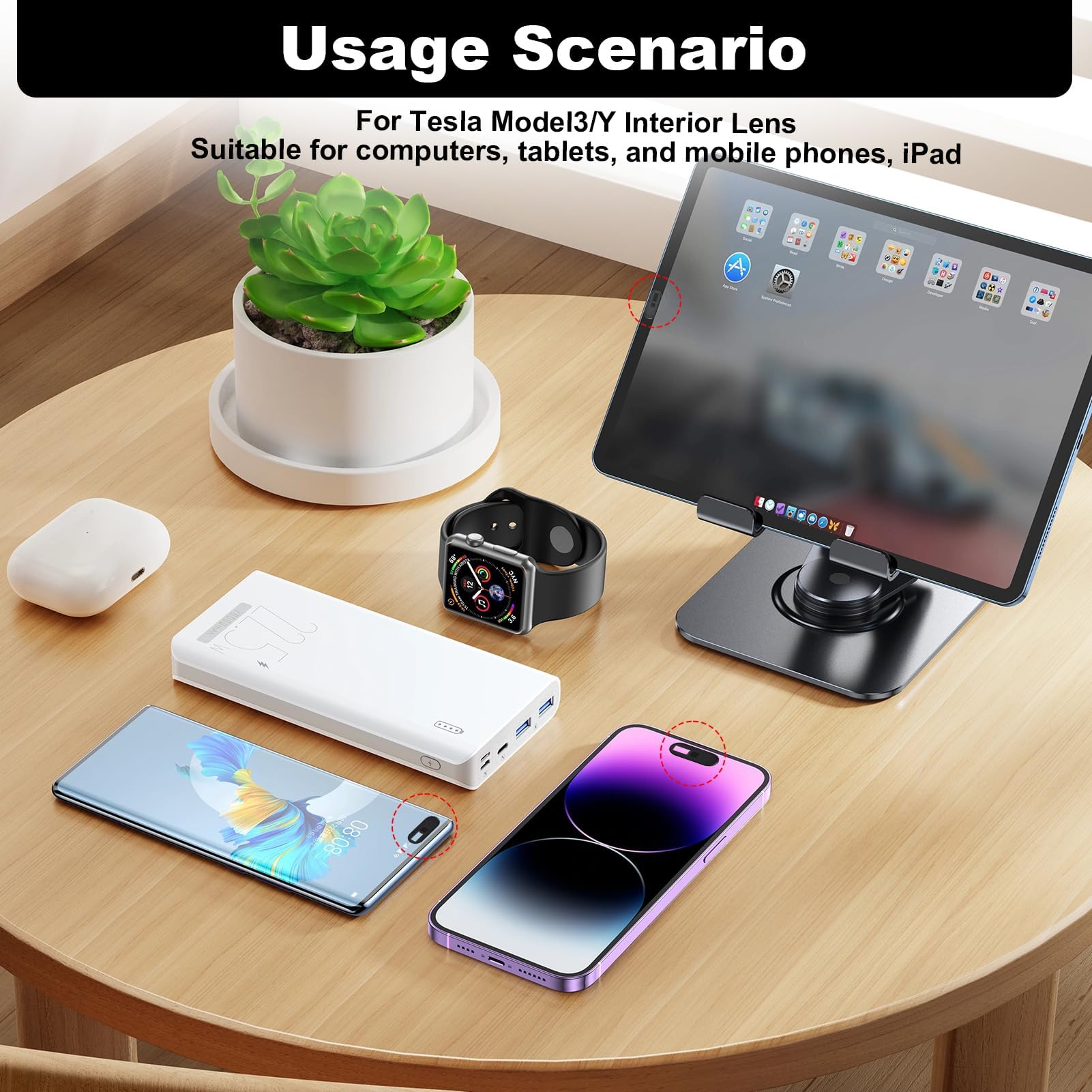 6 Pezzi Copri Webcam, Webcam Cover PC Portatile Ultra Sottile Copertura Camera Slider Nero per Laptop PC Computer Portatile Phone Tablet Smartphones Noteboook Tesla Model 3 Y MacBook