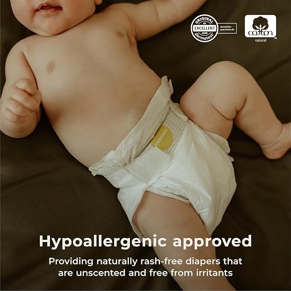 Ecoriginals - 20 Eco Toddler Diapers - 100% Plant-Based Layers, Disposable & Hypoallergenic Baby Essentials for Kids - Secure Fit Size 4 Diapers (22-33 lbs), 1 Pack