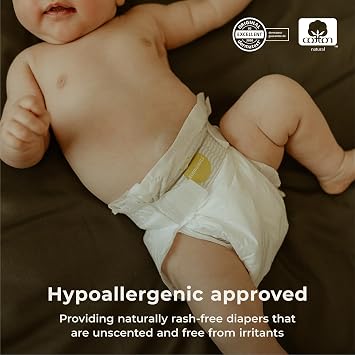 Ecoriginals - 20 Eco Toddler Diapers - 100% Plant-Based Layers, Disposable & Hypoallergenic Baby Essentials for Kids - Secure Fit Size 4 Diapers (22-33 lbs), 1 Pack
