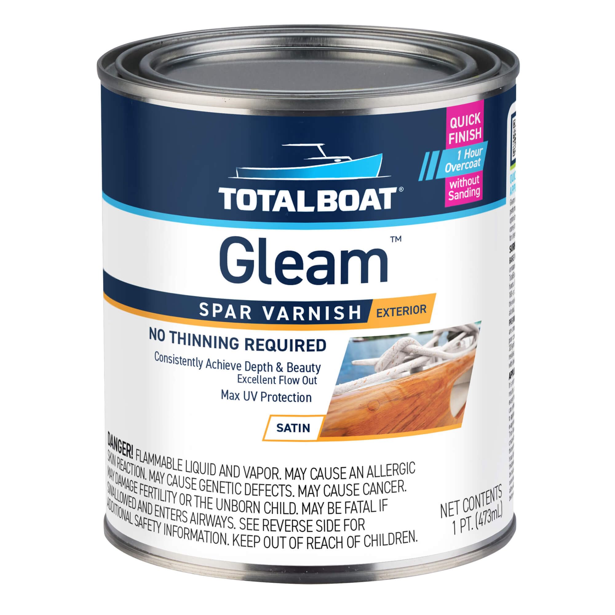 TotalBoat Gleam Varnish - Marine Spar Finish -9 TotalBoat Gleam Varnish - Marine Spar Finish -9