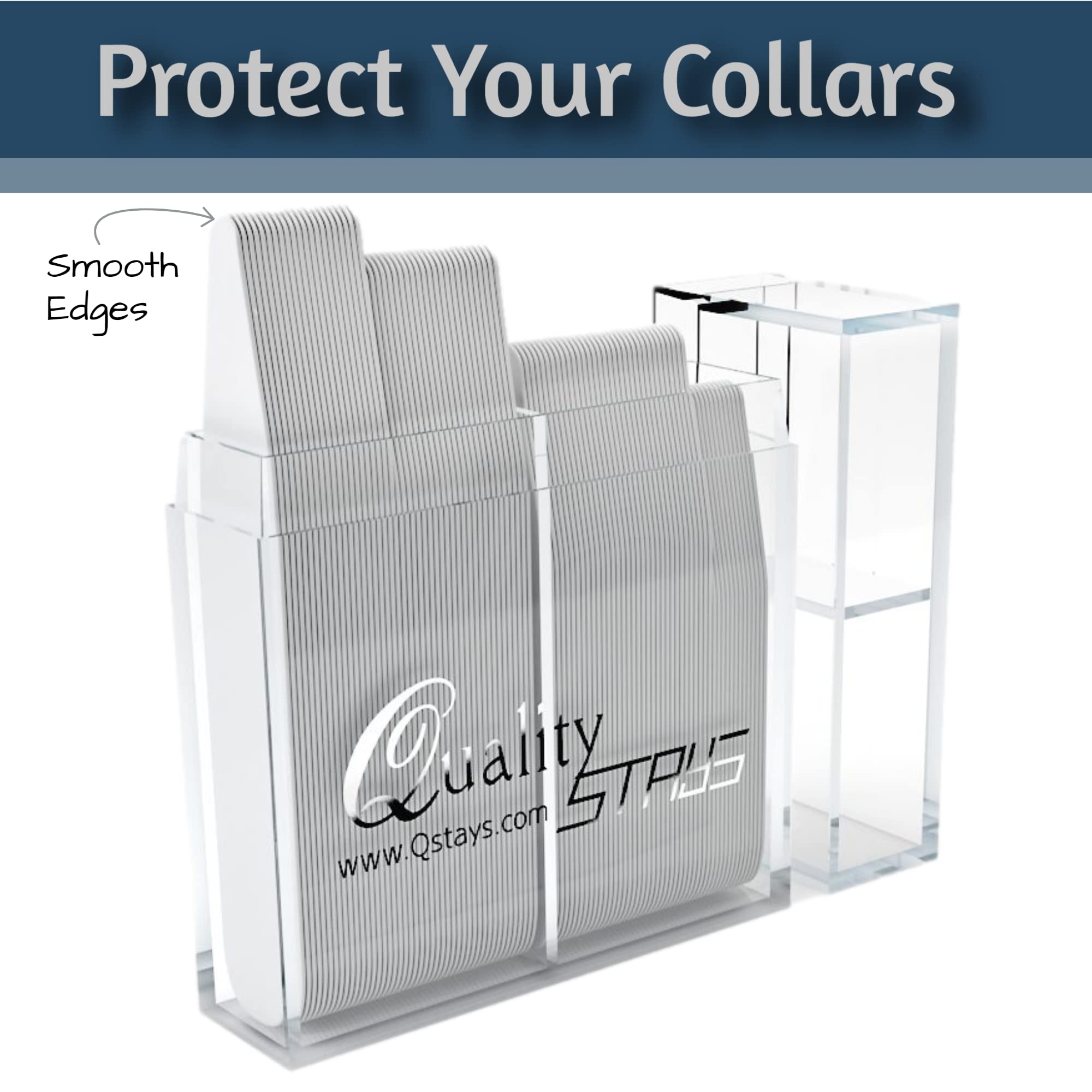 Buy 60 Plastic Collar Stays for Men's Dress Shirts Dress Shirt Collar