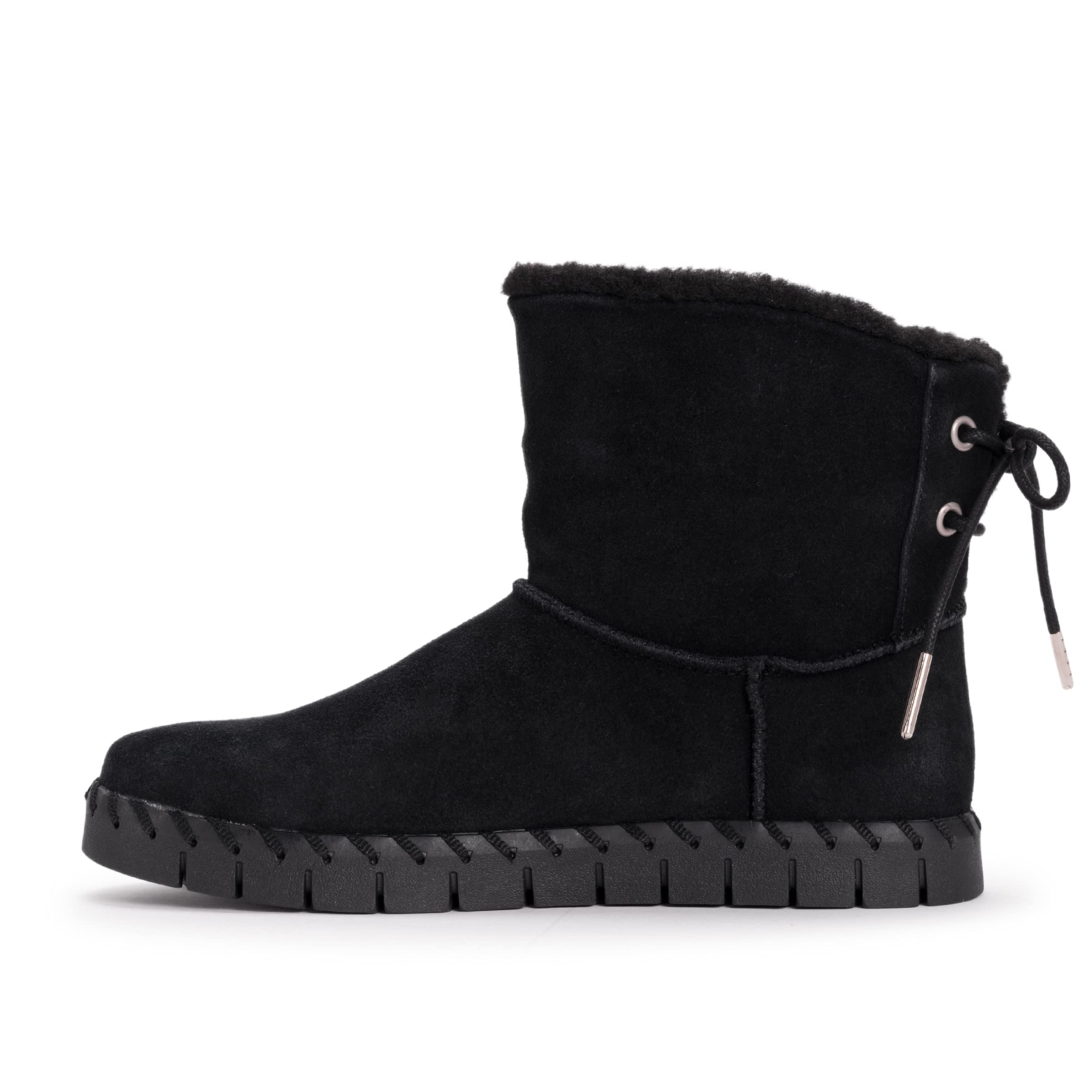 MUK LUKS Damskie buty Flexi Albany Fashion, Czarny, 37 EU