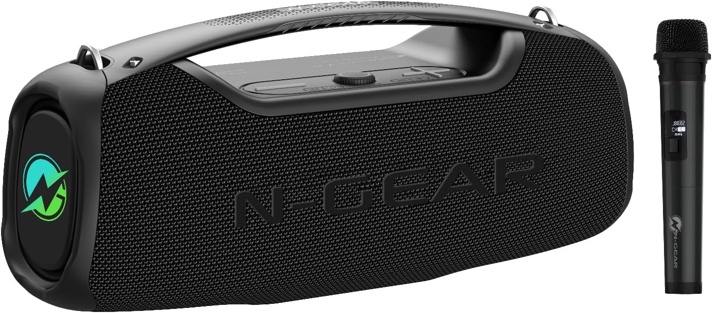 NRG500 Altoparlante Party 119mm 5 Pollici con 50W+15W×2+10W×2 Bluetooth 5.0 supporto TWS U-Disk TF AUX autonomia 6–8h batteria integrata microfono wireless e connettore audio standard 3.5mm stereo