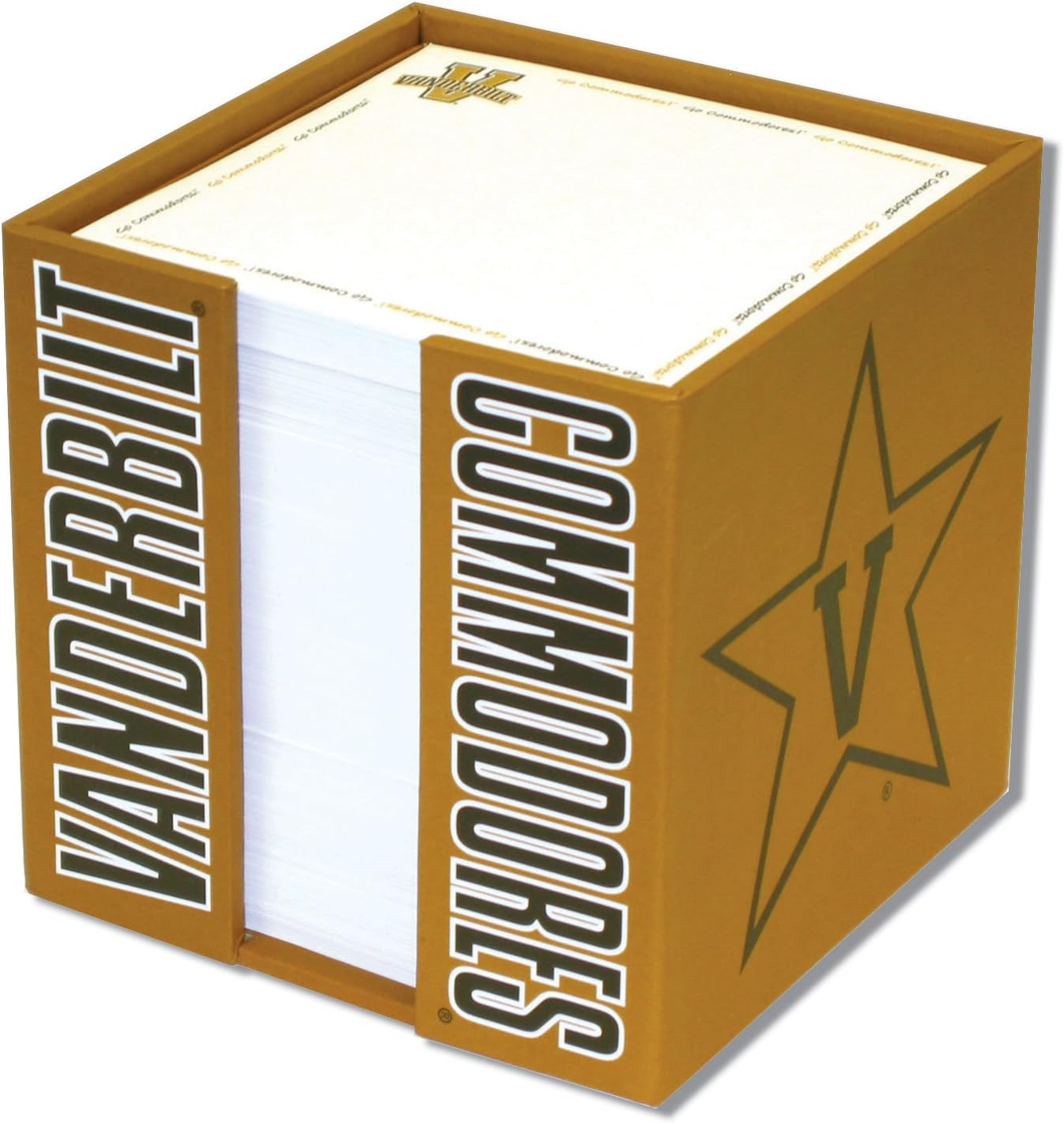 Vanderbilt Note Cube Holder Sports Fan Notepad Holders