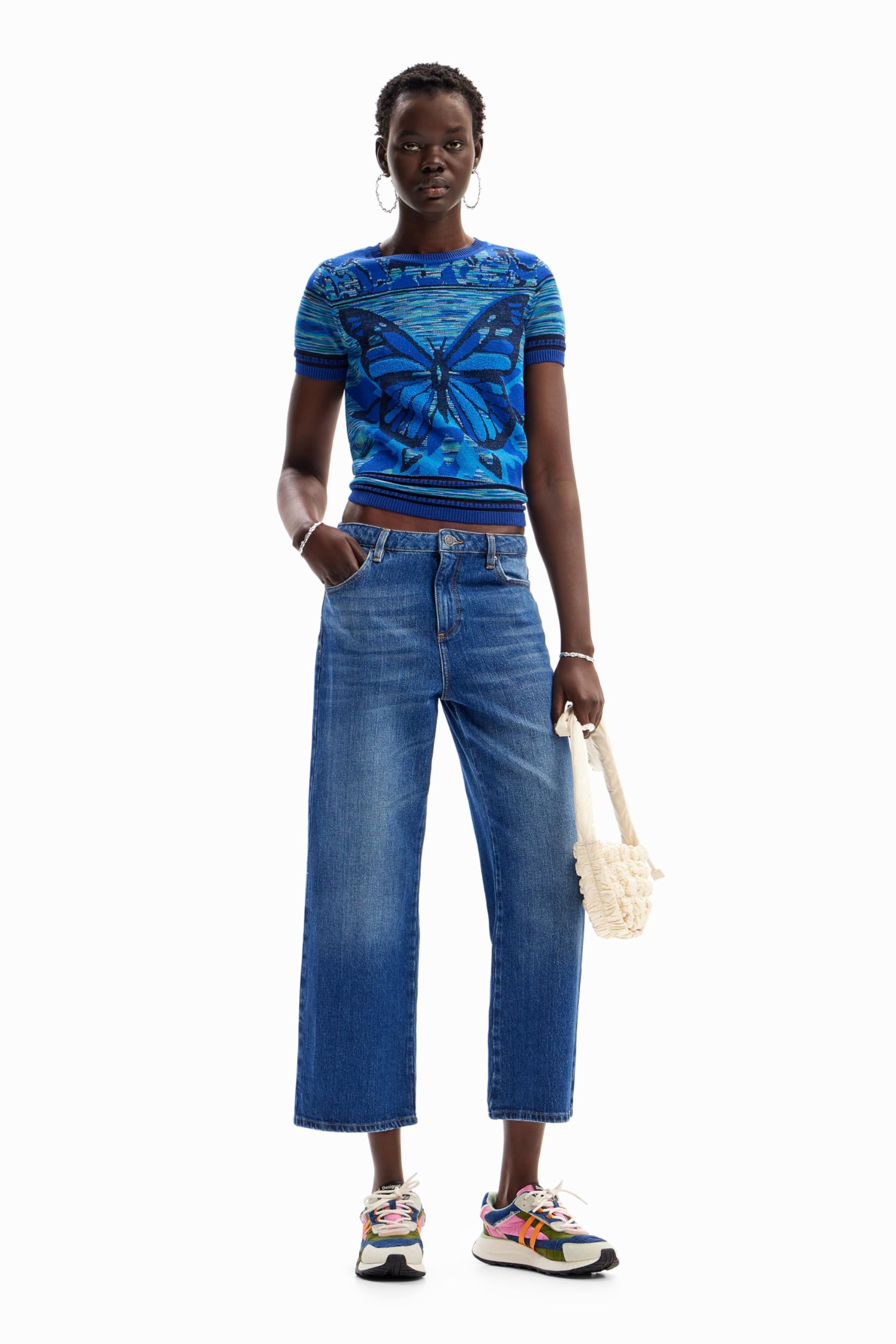 Desigual Maglietta da Donna A Maniche Corte T-Shirt Donna
