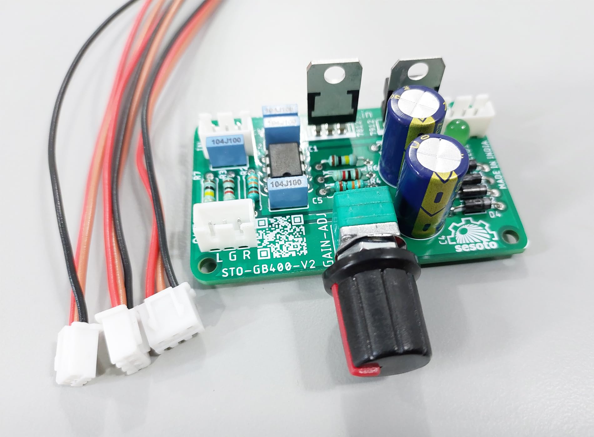 sesoto Stereo Audio Gain Booster Board (Gainer board) with Gain Conroller for Improving the Performance.of Amplifiers.-image-37