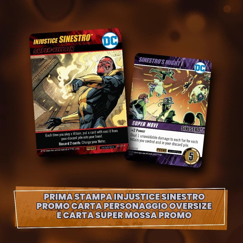 Cryptozoic Entertainment- DC Deck-Building Game Injustice Card, Multicolore, CZE29019