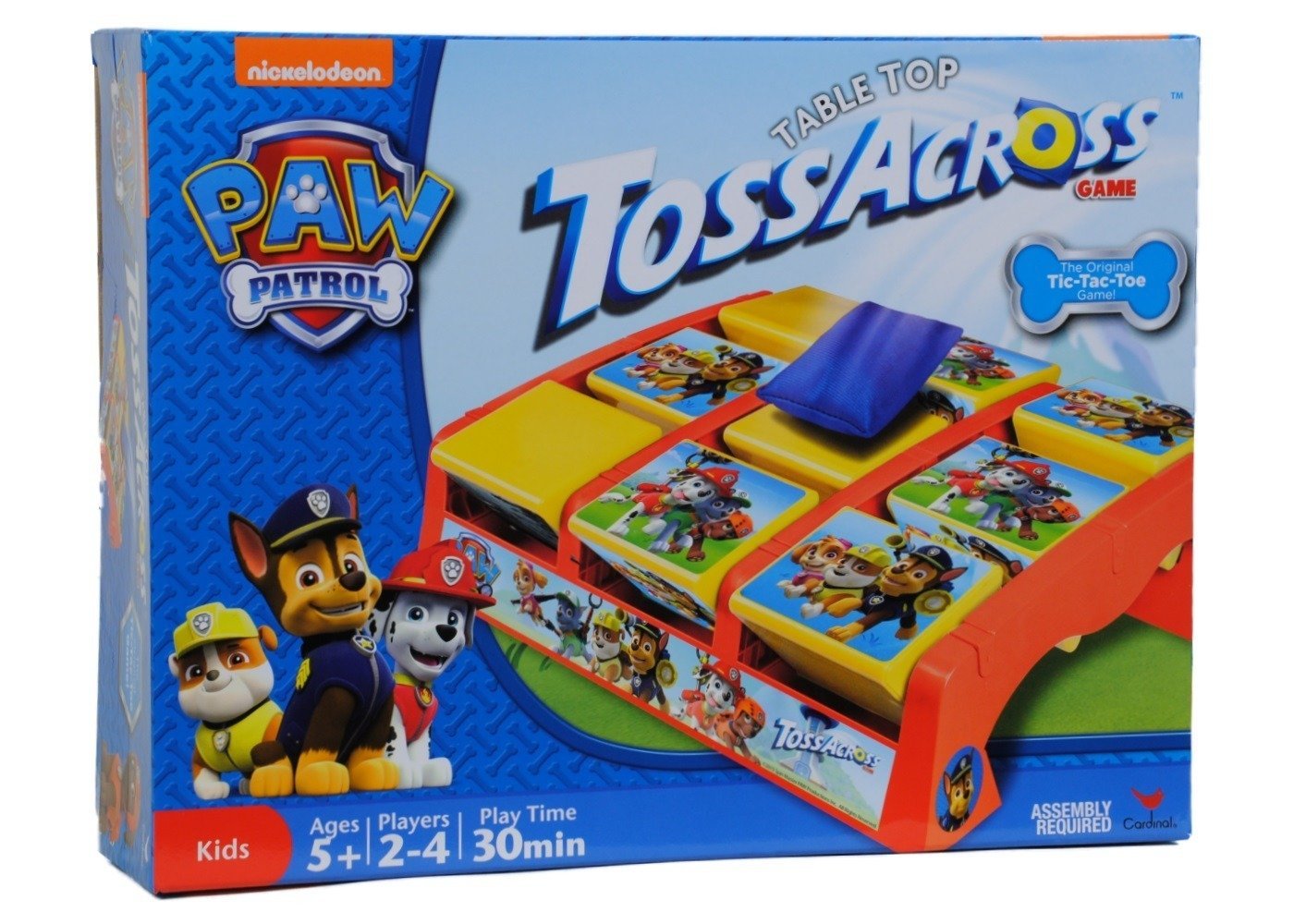 Nickelodeon Paw Patrol Tabletop Toss Across Tic Tac Toe Game - Main Image