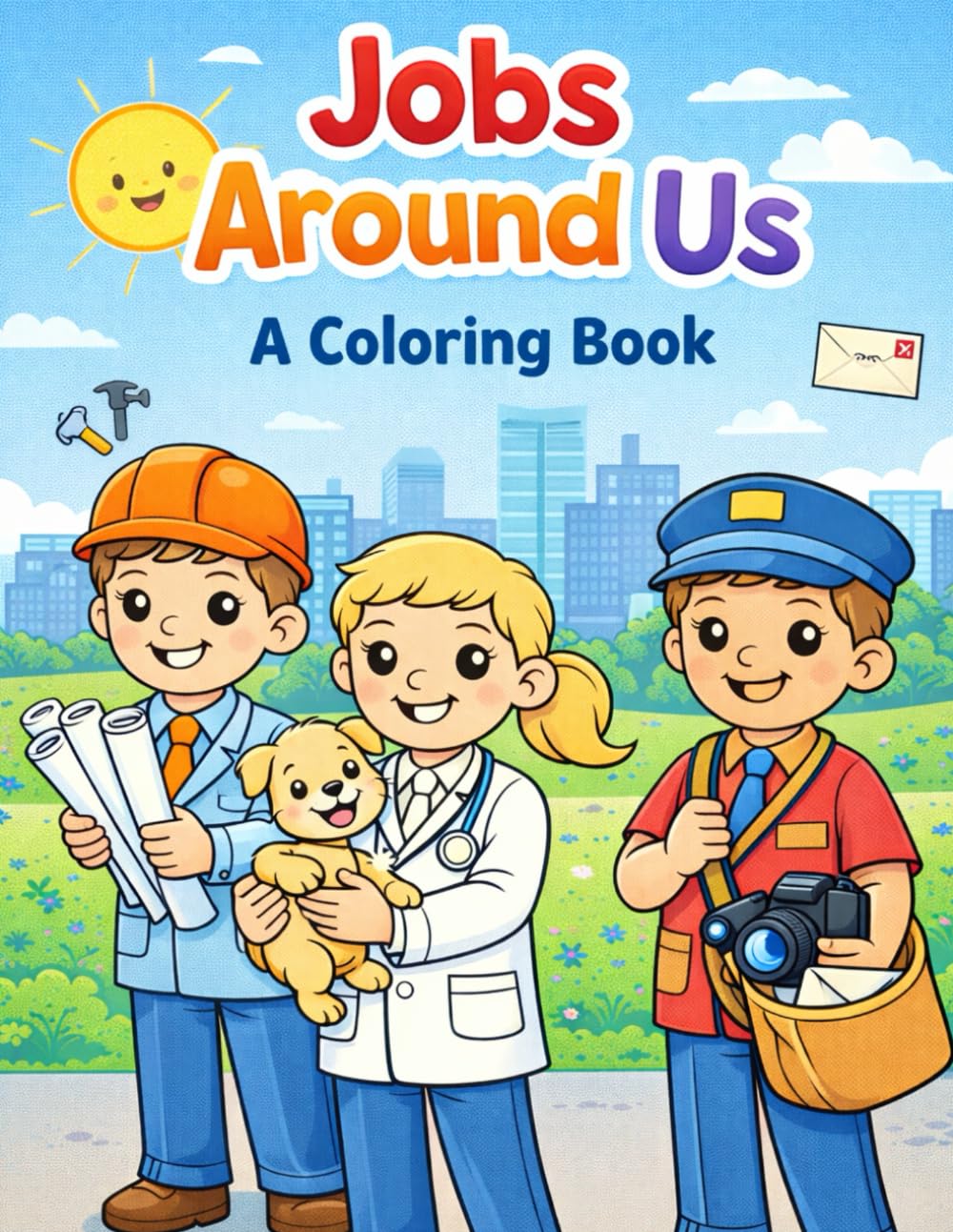 Jobs Around Us – A Coloring Book