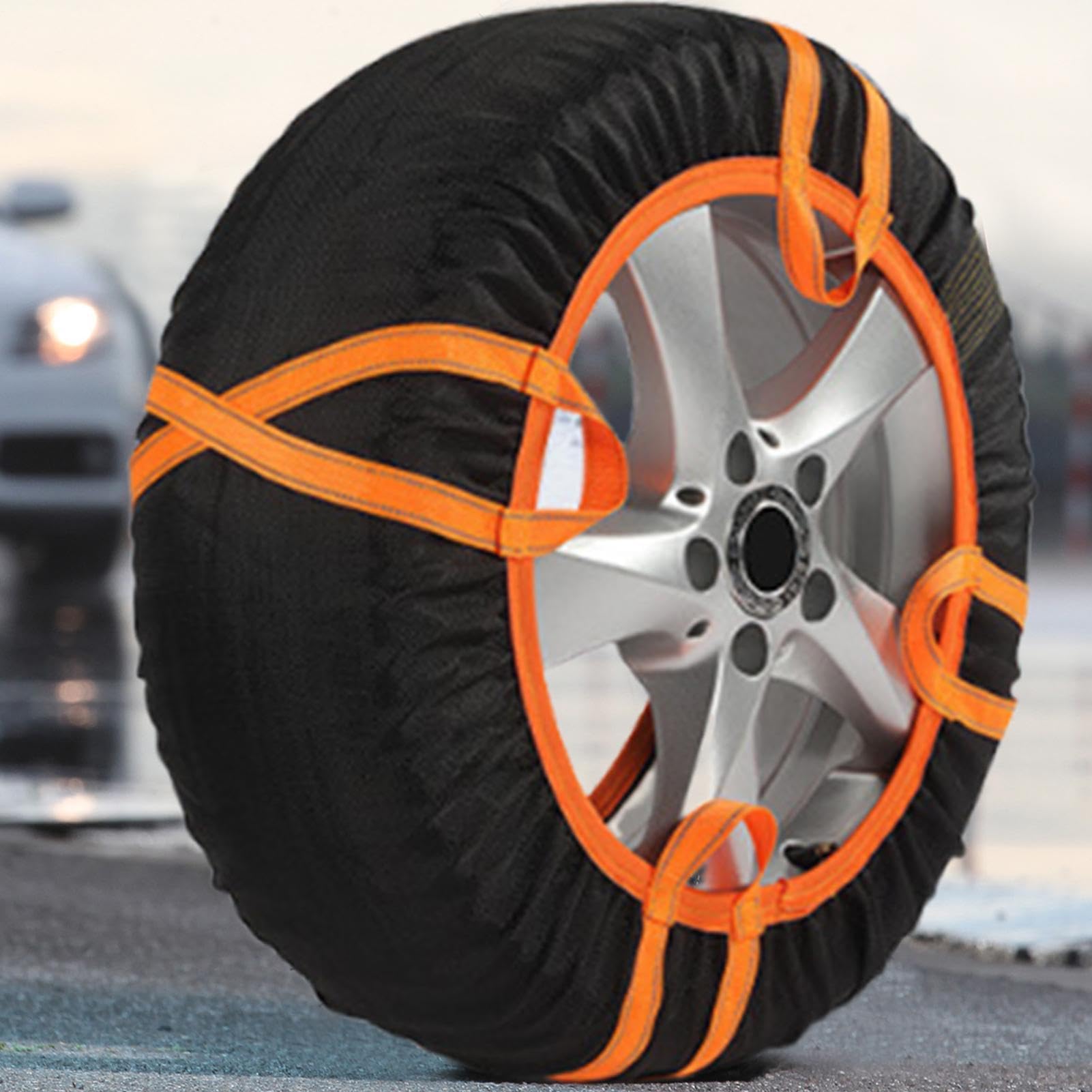 Catena per da neve per auto, copertura antiscivolo per pneumatici da neve | Copertura per pneumatici antiscivolo resistente alle basse temperature per camion,