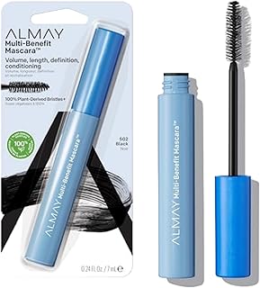 Mascara, Volume, Length, Definition & Conditioning, Multi-Benefit Eye Makeup, Hypoallergenic and Fragrance-Free, 502 Black