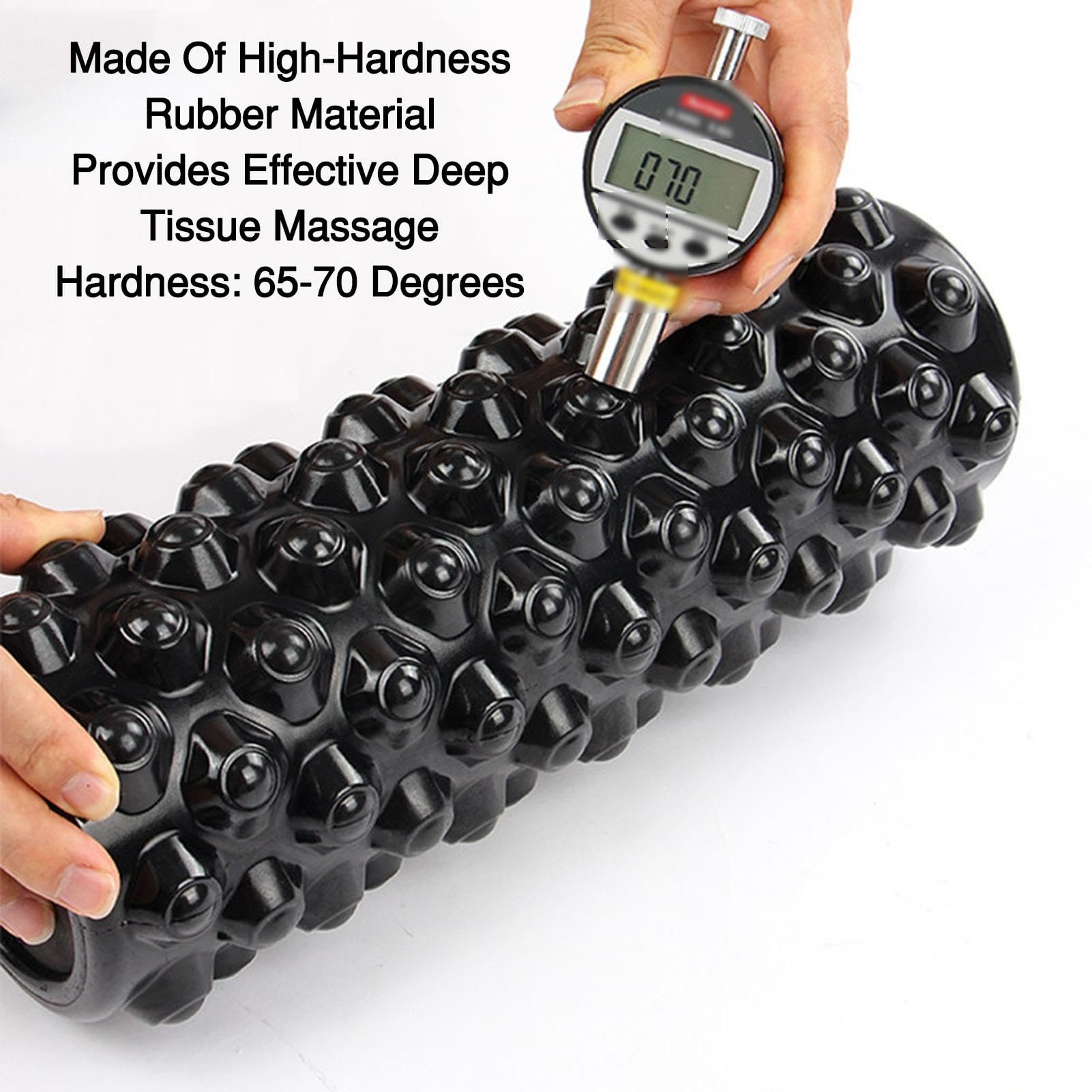Rouleau en mousse solide, massage yoga, soulage les tensions musculaires