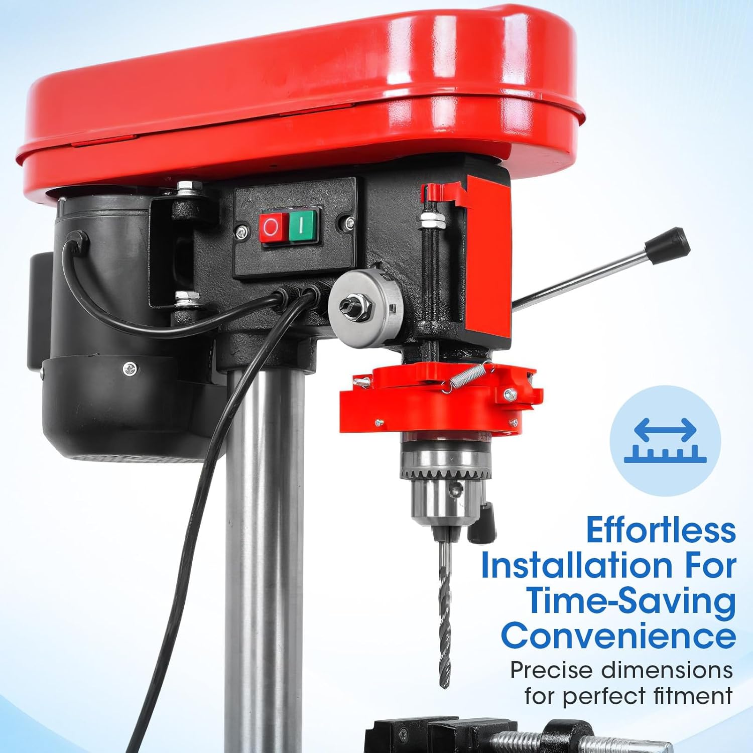 SEWACC 1 Set Drill Press Return Spring Replacement, Quill Feed Return Coil Spring Assembly for Drill Press Supplies, Workshop And Machine Repair