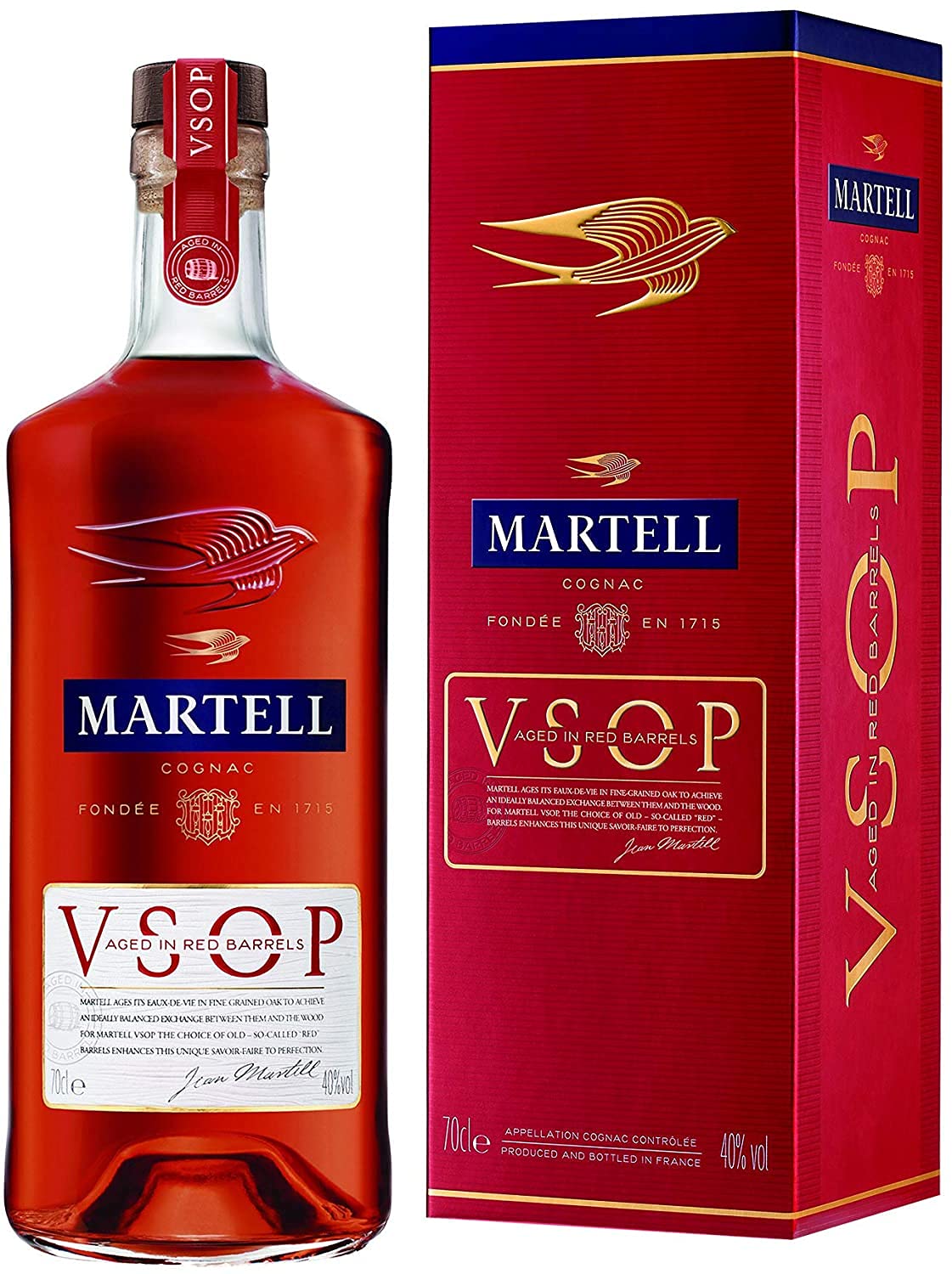 Martell Vsop Medaillon cognac, 70 cl : Amazon.it: Alimentari e