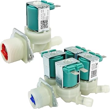 DC62-00214M DC62-30314K Washer Cold&Hot Water Inlet Solenoid Valve Set Package for Samsung, Maytag, Replace AP5623062, 2979589, PS4208704, DC62-30314H, 1810145, AP4204535