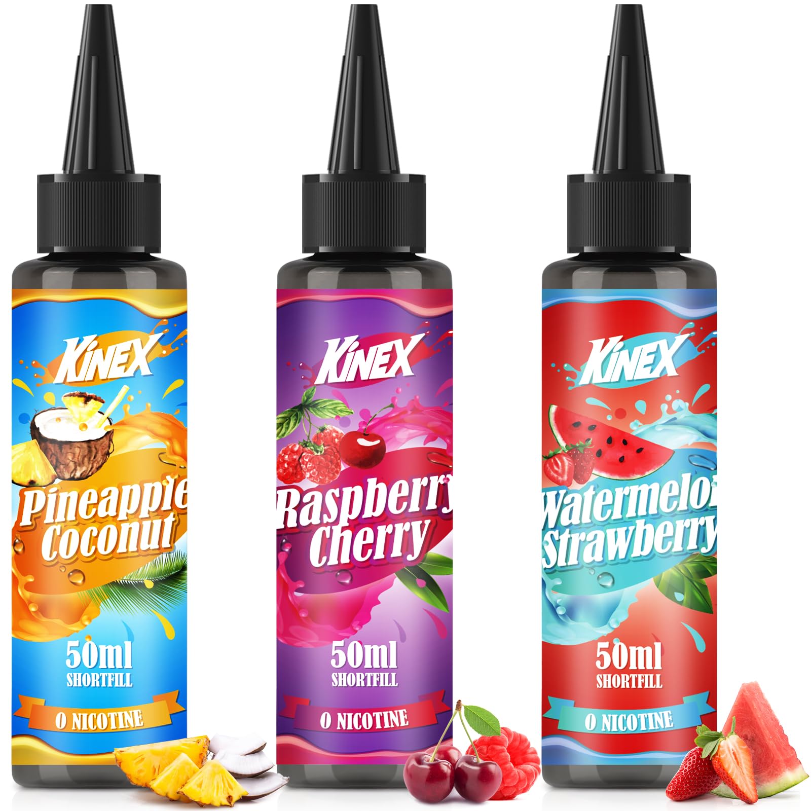 電子タバコ リキッド 3風味セット ショートフィルボトル 大容量 50ml*3…