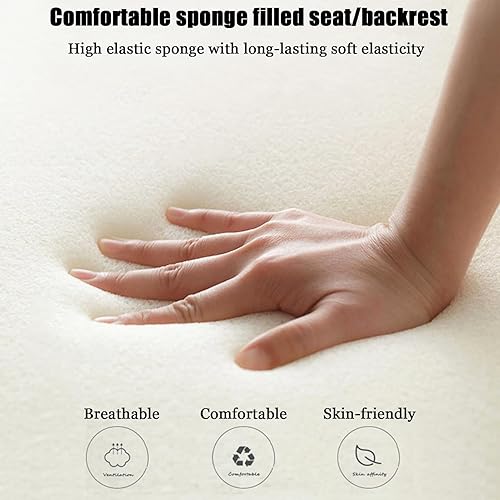 Miniatura 6 de YVYKFZD Office Reception Room Club Table, Round Conference Table, Simple Kitchen Dining Table Set with Metal Legs, Small Conference Room Tables, 1