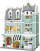 HENOFEN City Grocery Store Building Blocks 2225 Pc Modular 3-Level Street View Set for Adults & Teens - Ideal Christmas Gift