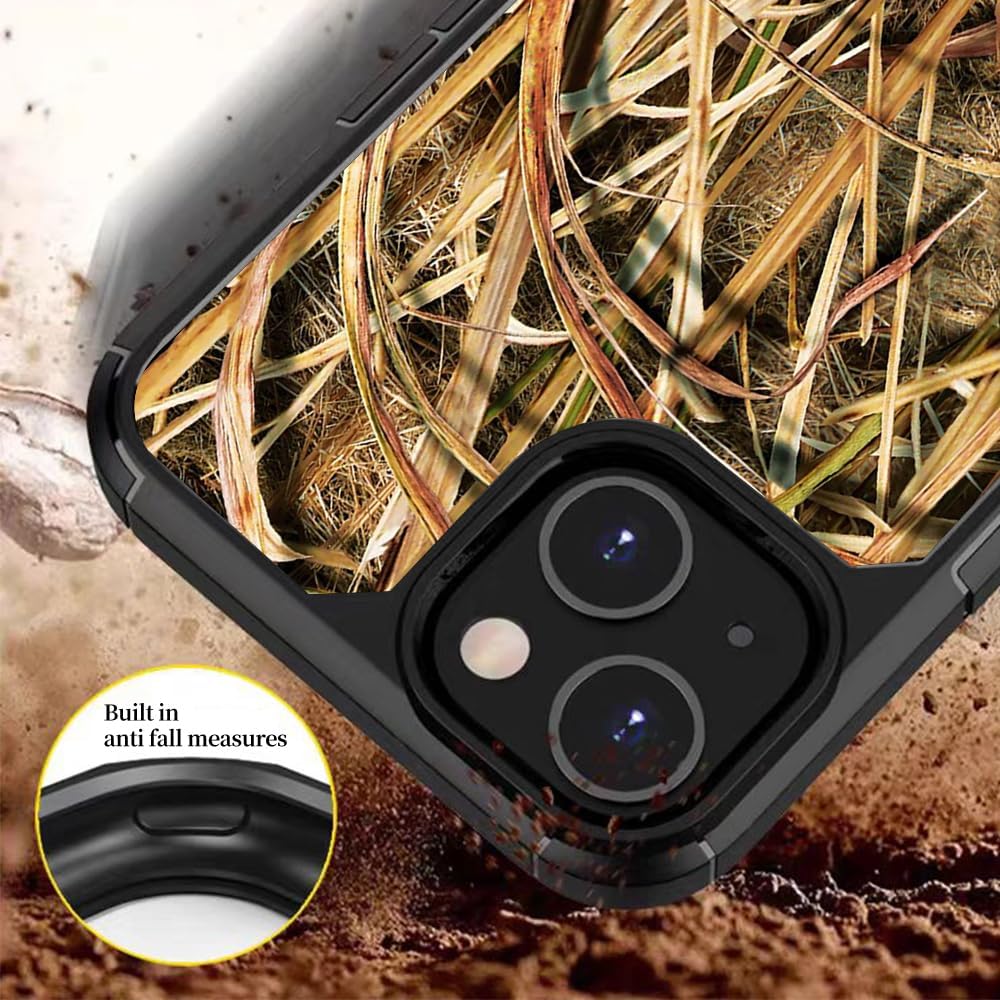 Compatible with iPhone 16 Case,Camo Leaves Case for iPhone 16 Design for Men Boys [Anti-Scratch] Non-Slip+Shockproof Rugged TPU Protective Case - Image 5