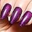 Imtiti Pearl Gel Nail Polish,0.5 Fl Oz Wine Purple Glitter Drawing Gel Polish Shell Thread Shimmer Mermaid Nail Gel Polish Soak Off UV LED for Home DIY Nail Art Manicure Salon