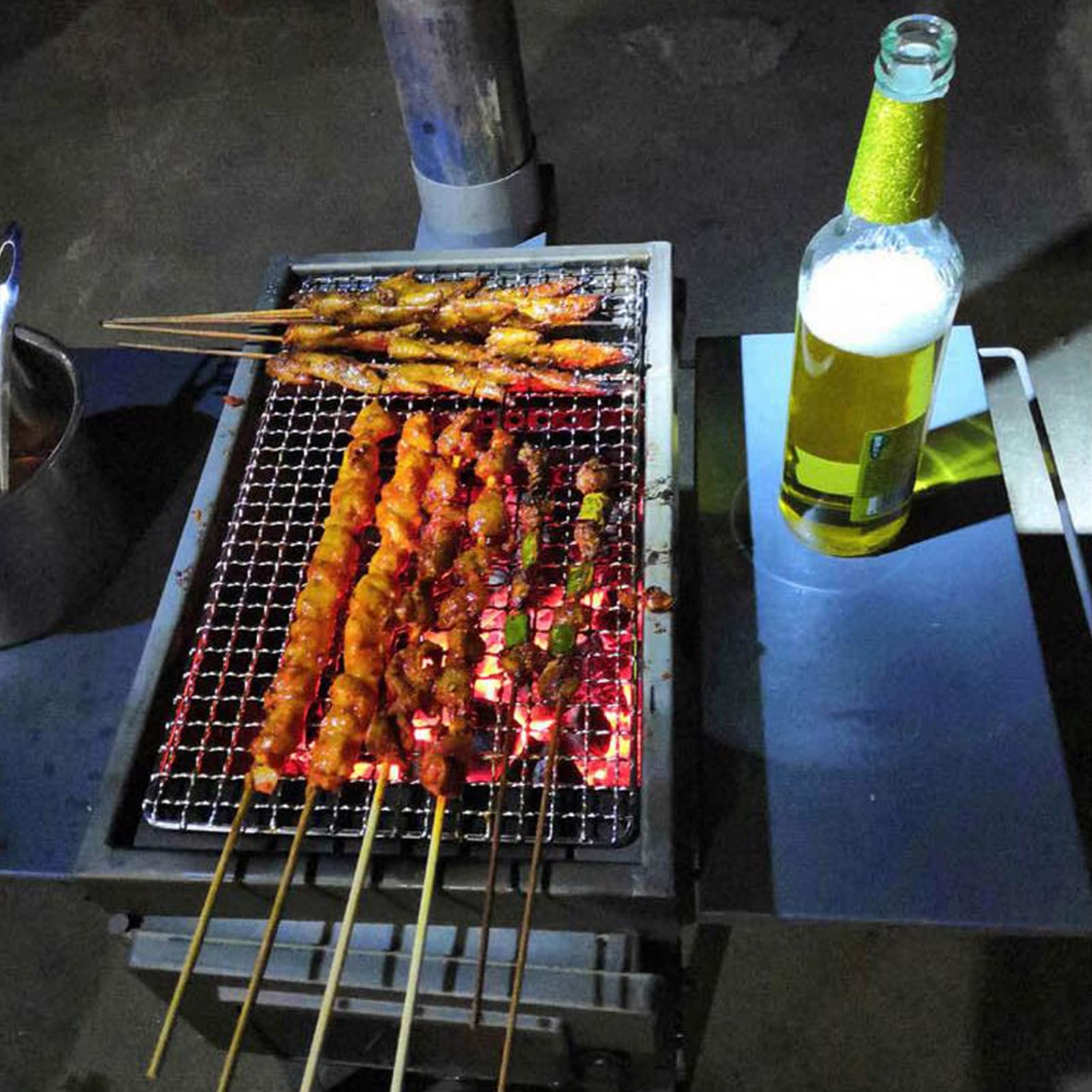 Torba do przenoszenia pieca na drewno, przenośny piec na drewno na kemping, piec namiotowy z rurami kominkowymi ze stali nierdzewnej, do ogrzewania domu, wędrówek, pikników i grillowania na świeżym