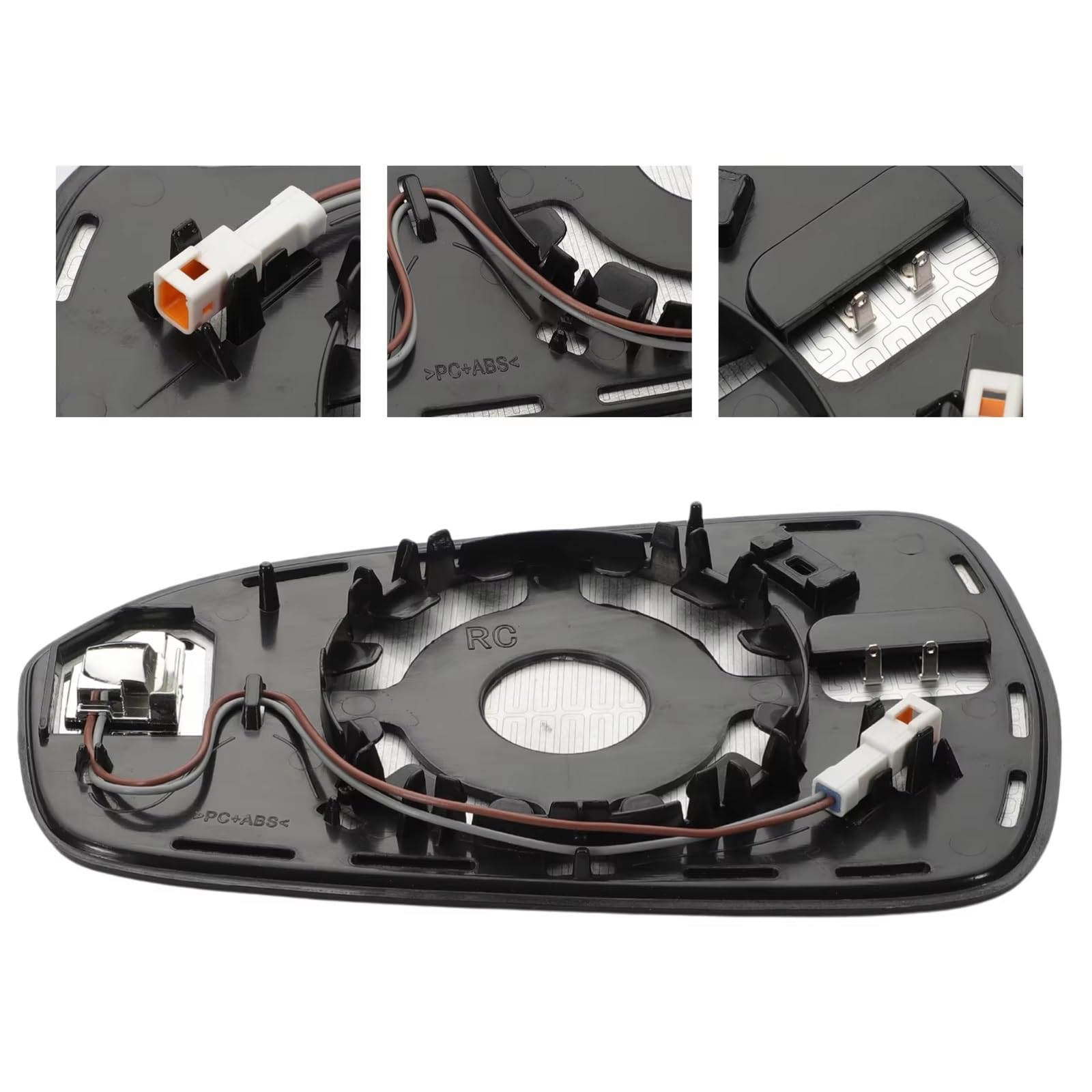 Cristal Espejo Lateral Compatible Con Ford Para Fusion 2013-2021 Lente De Cristal Del Espejo Retrovisor Calefactado Del Lado Derecho Pasajero Con Detección De Punto Ciego OEM: DS7Z17K707C