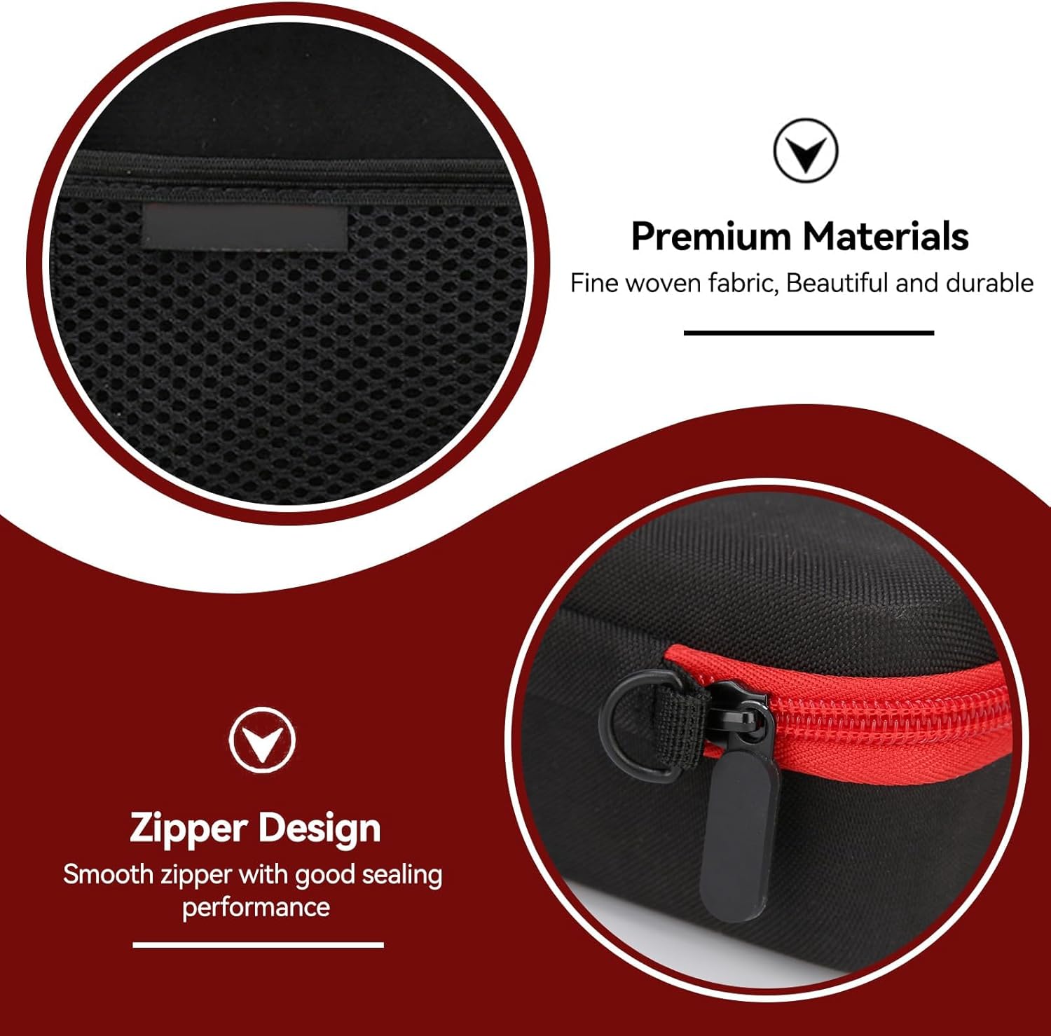 Hard Tools Storage Case, Portable Storage Case Small Tool Box EVA Hard Shell Bag with Handle Zipper Pouch Bag for Store Pliers Wrench, 8.9x5.1x2.8in