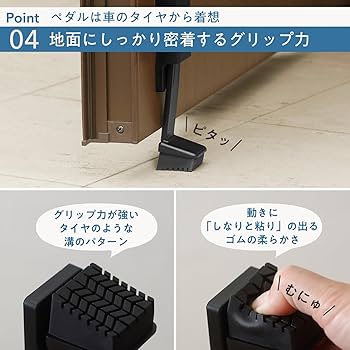 Amazon.co.jp: マーナ (marna) ドアストッパー (両手がふさがっ